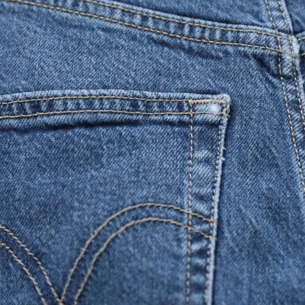 Levi's Jeans medium blue high waisted trendy 28 stretch mom tapered - Picture 8 of 11